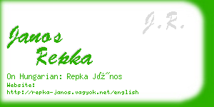 janos repka business card